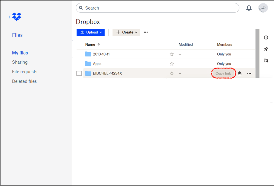 dropbox instructions step 5